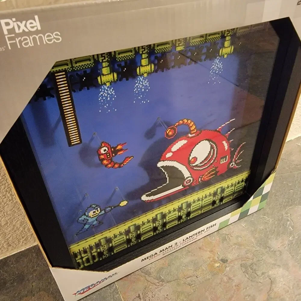 Pixel Frames - Mega Man 2, Lantern Fish (NEW) - 9